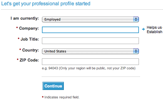 LinkedIn - Profile