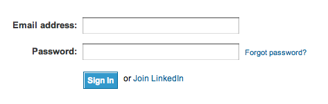 LinkedIn - Login