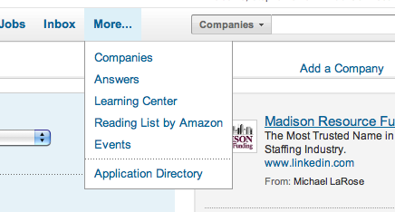 LinkedIn - Add Company