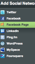Add Facebook Page