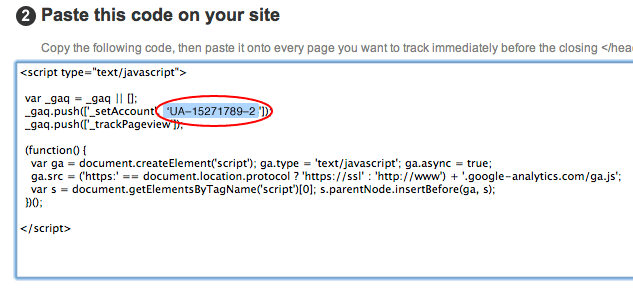 Analytics Code