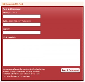 Blog Comments