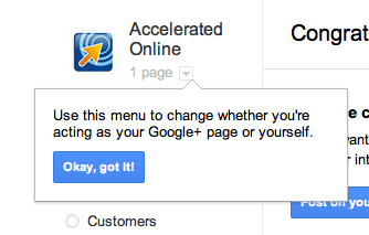 Setup Google Plus For Business Step 6